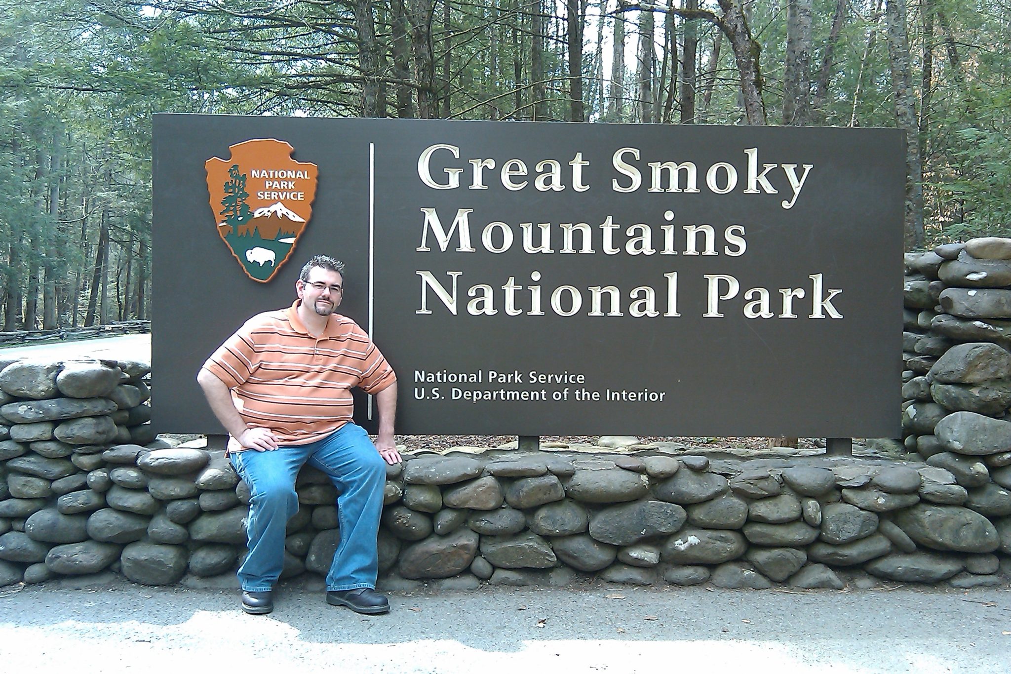 Great Smoky Mountains National Park Sign Photo
