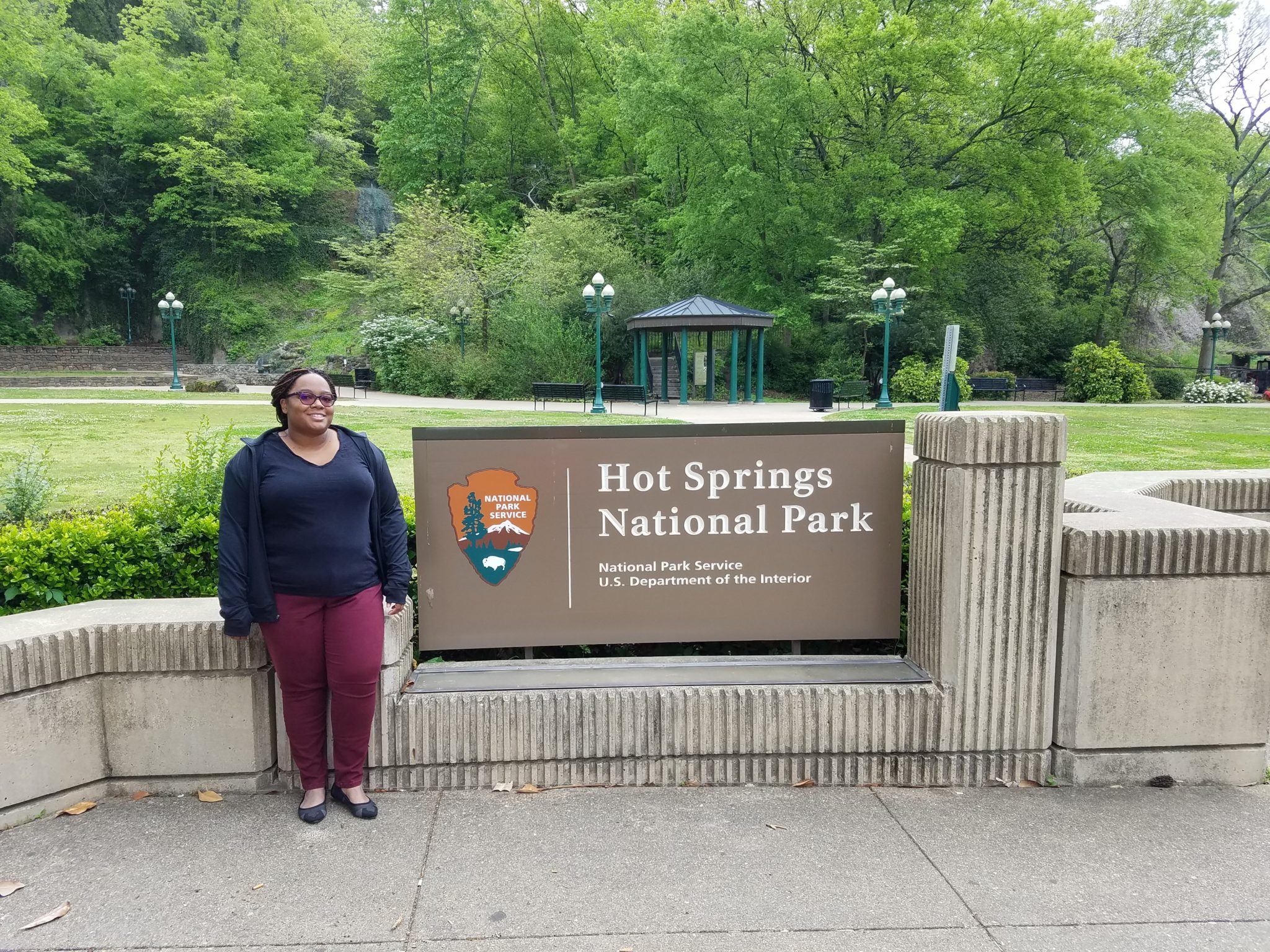 Hot Springs National Park sign photo