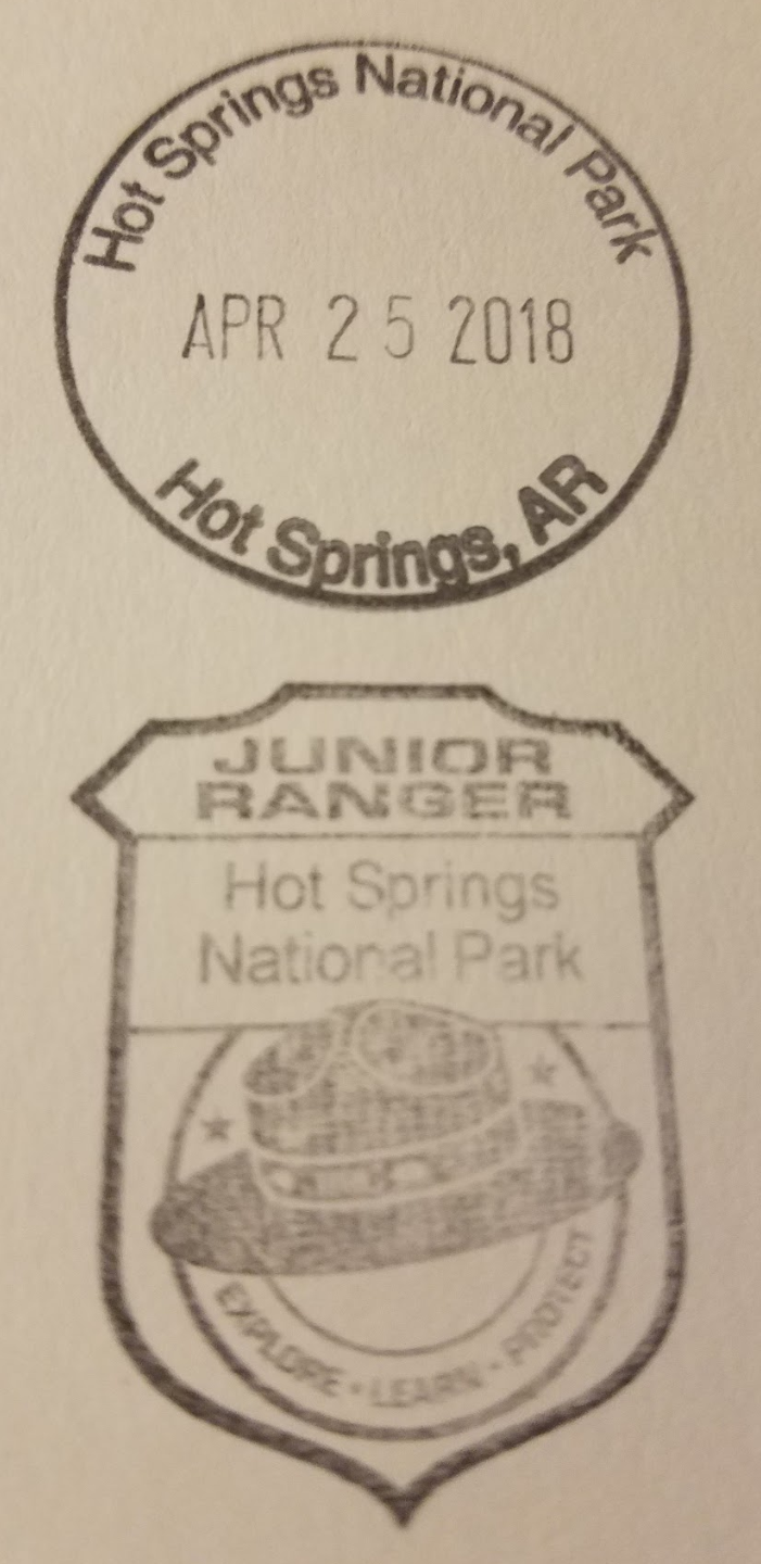 Passport stamps at Hot Springs National Park are a must! Check out the Lamar Bathhouse bookstore as well as the Fordyce Bathhouse for yours.