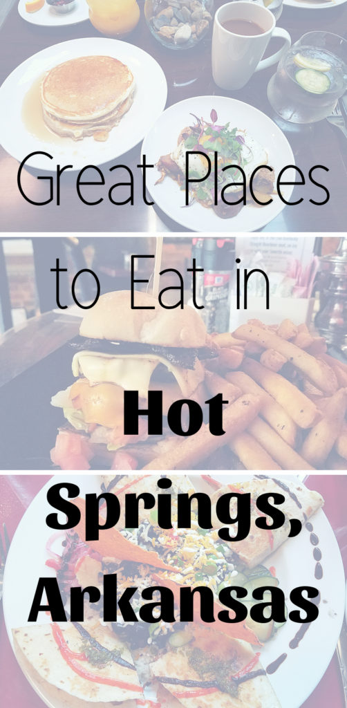 Great Food in Hot Springs, Arkansas - check out our recommendations at parktripsandmore.com