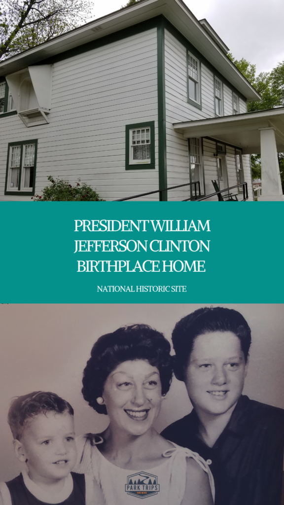 President William Jefferson Clinton Birthplace Home National Historic Site is located in Hope, Arkansas. Take time to visit this site and to learn about the nations 42nd President's early years when you are in Arkansas. #FindYourPark #ParkTripsAndMore #Presidents #Travel #NationalParks