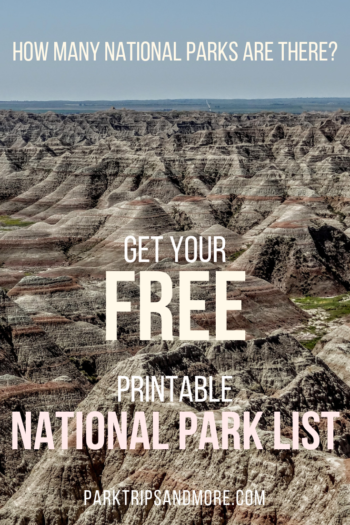 How Many National Parks Are There? FREE Printable! - Park Trips (and More)