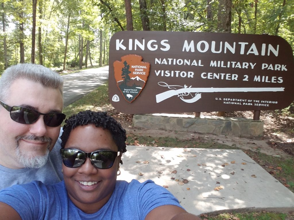 Kings Mountain had some gorgeous forested areas. During the Revolutionary War, Continental Soldiers used the cover of trees to defeat British troops. #FindYourPark #KingsMountain #ParkTripsAndMore