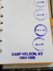 Camp Nelson National Monument Passport Stamps