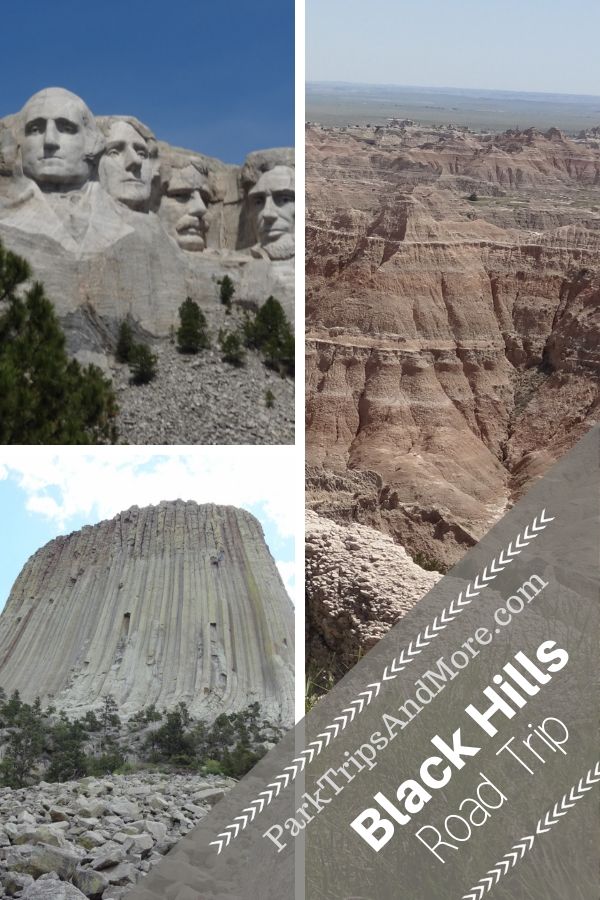 Check out our week-long South Dakota Road Trip Itinerary. On this South Dakota Vacation, we take you to all of the National Parks in the South Dakota Black Hills including Mount Rushmore, Wind Cave, the Badlands, theMinuteman Missile Silo, Devils Tower (Wyoming), Jewel Cave Custer State Park and more! #SouthDakota #RoadTrip #FindYourPark #NationalParks #ParkTripsAndMore