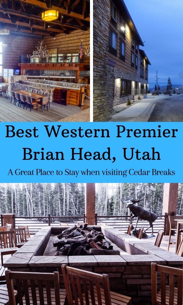 Best Western Premier Brian Head Utah is a lovely lodge-style place to stay when visiting Cedar Breaks National Park. This resort offers beautiful views some 10,000 feet above sea-level in the ski-town of Brian Head. #travel #utah #placestostay #parktripsandmore