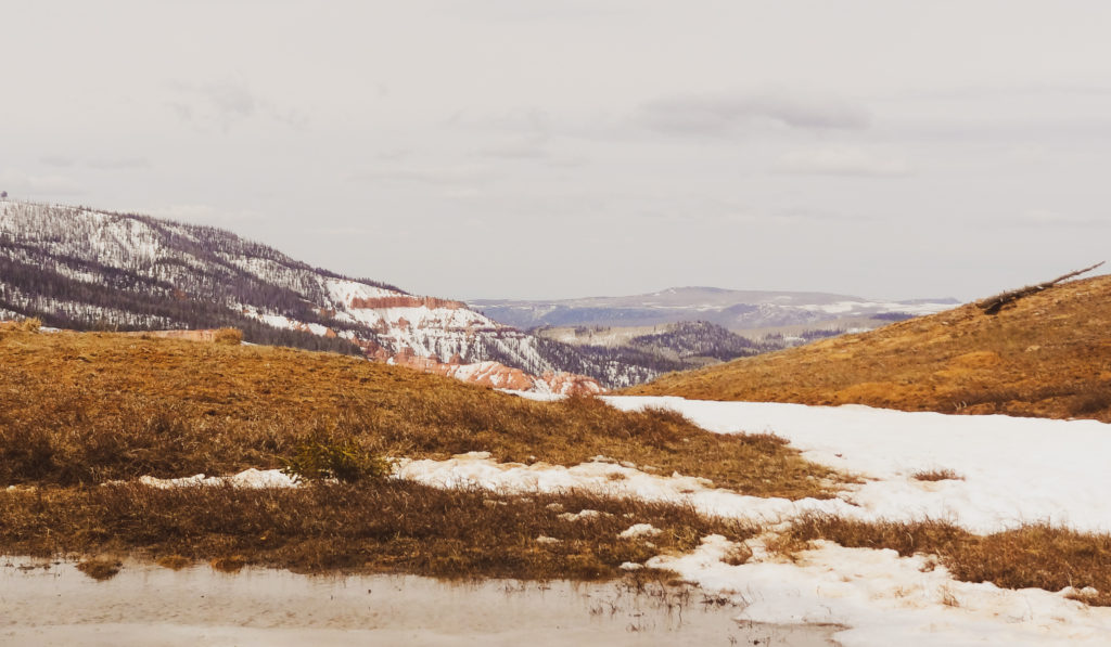 Cedar Breaks National Monument is a beautiful park to see hoodoos. It is less well-known than its companion, Bryce Canyon, but boasts beautiful views. Be prepared for snowy conditions, however, that may linger well into May. This is a story of getting stuck in this beautiful monument - shared so you can avoid a similar experience. Happy Exploring! #parktripsandmore #cedarbreaks #findyourpark #utah #roadtrip #nationalparks