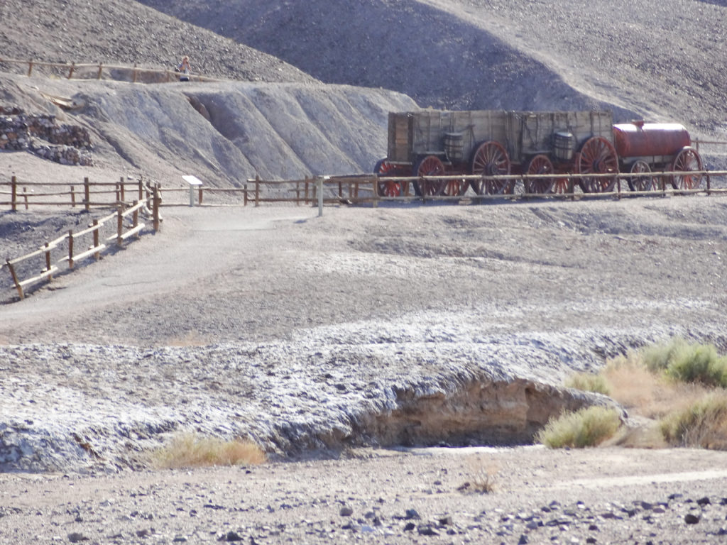 20 Mule Team Wagon at Harmony Borax Works in Death Valley National Park in the Furnace Creek Area.