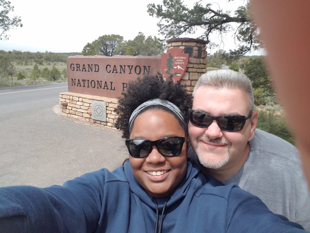 We finally made it to the Grand Canyon - thumb and all!