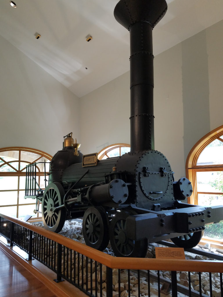 Engine on Display at Allegheny Portage Railroad National Historic Site
