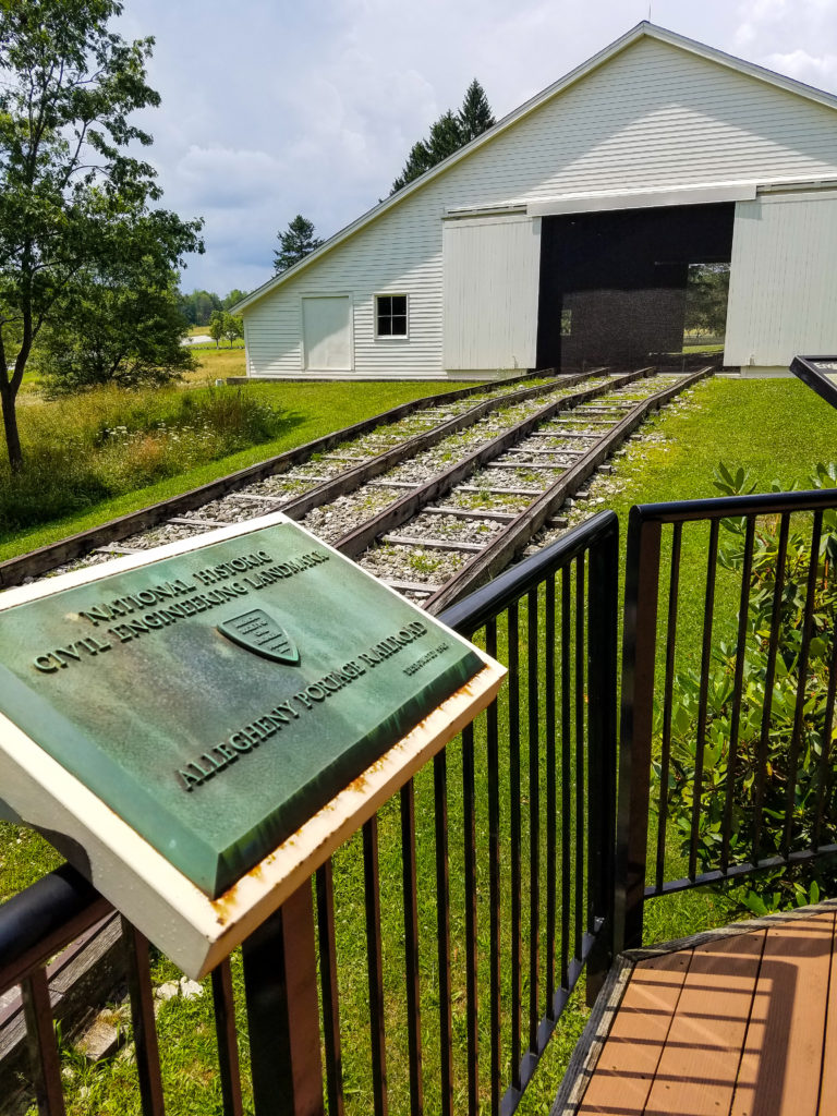 Engine House No 6 at Allegheny Portage Railroad National Historical Site in Pennsylvania. 