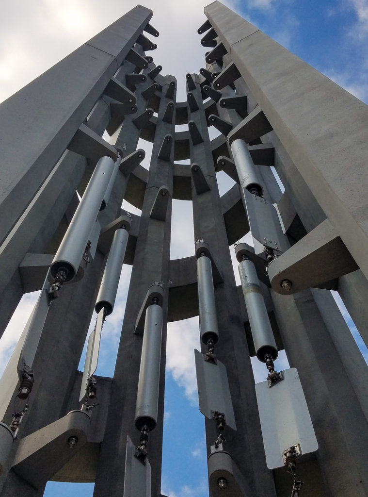 Tower of Voices at the powerful Flight 93 National Memorial.