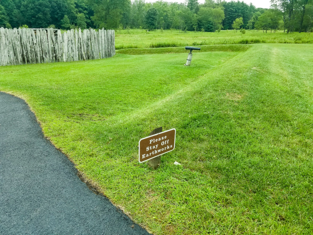 Fort Necessity National Battlefield is where George Washington fought in his first battle during the French and Indian War.