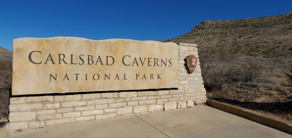 Carlsbad Caverns National Park Sign